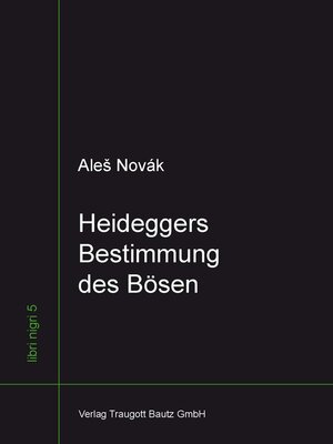 cover image of Heideggers Bestimmung des Bösen